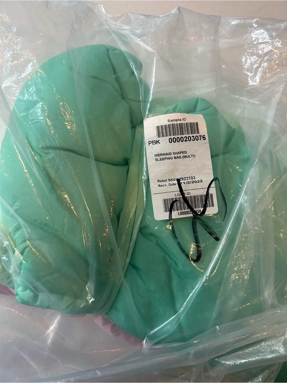Pottery Barn Kid’s Mermaid Sleeping Bag NWOT